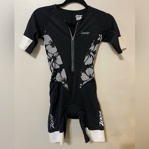 Zoot Womens Racesuit Triathlon Suit Trisuit Skinsuit Cycling SIZE M